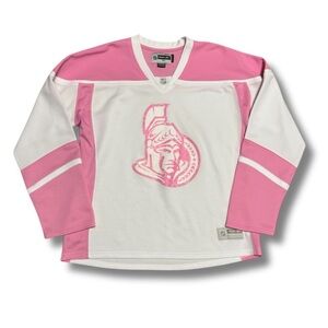 REEBOK Women's NHL Ottawa Senators Jersey - Pink/ White, 2XL